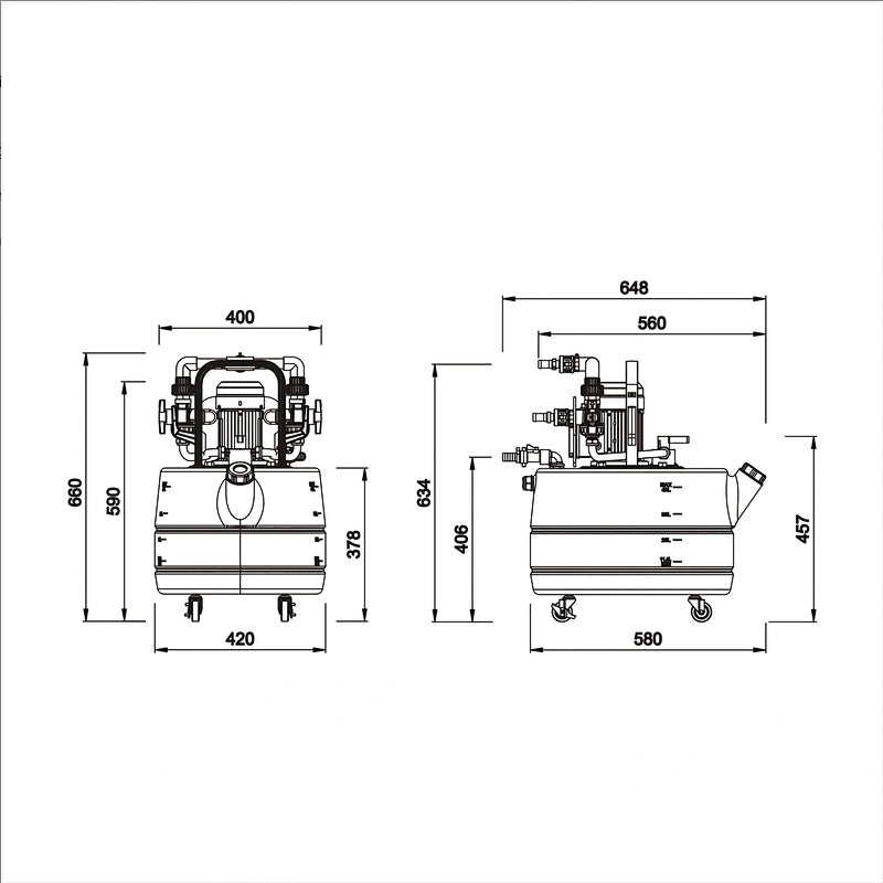 Descaling(Flushing) Pump Station – 40L